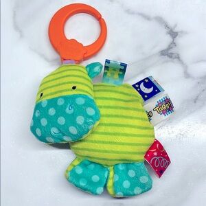 Taggies Friends for Me Hippo Carseat/Stroller Rattle Toy